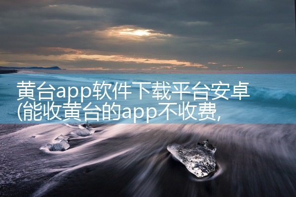 黄台app软件下载平台安卓