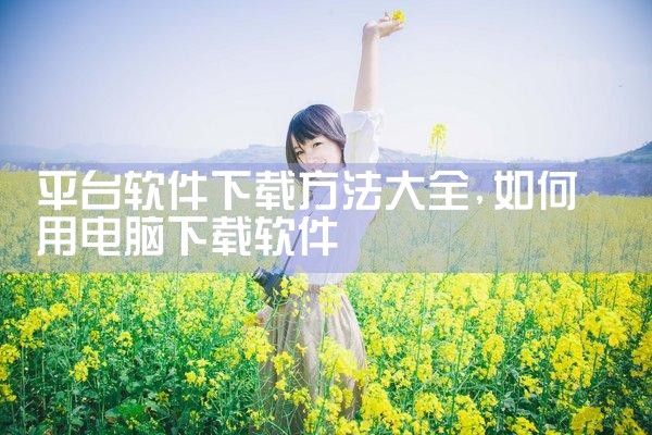 平台软件下载方法大全